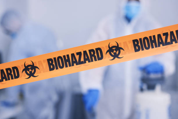 Professional Biohazard Cleanup technician working in New Milford, IL